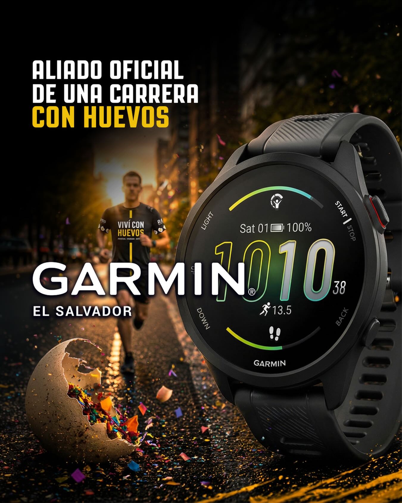 Gracias a @garmin_elsalvador podrás ser uno de los 2 ganadores, al estar inscrito participas automáticamente.