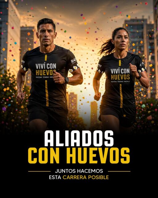 Gracias a las marcas que creen y suman a nuestra carrera con huevos 😎🍳✨🙌🏼 nos vemos mañana en el recorrido ❤️