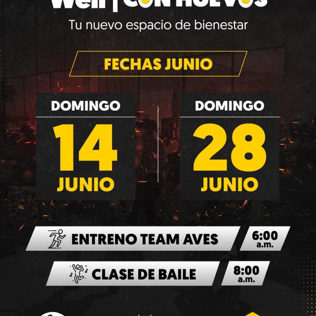Agenda tus próximas fechas de WELL | CON HUEVOS 😎✨