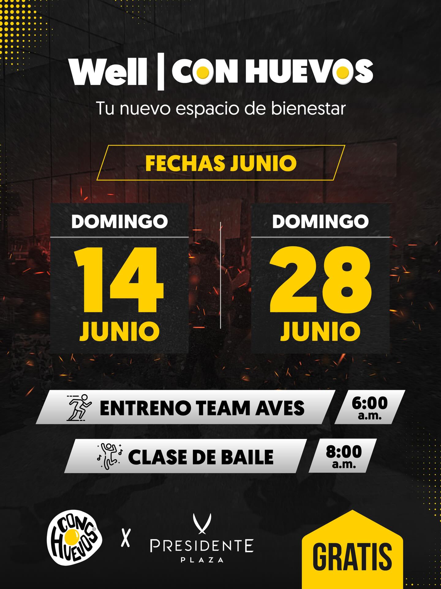 Agenda tus próximas fechas de WELL | CON HUEVOS 😎✨