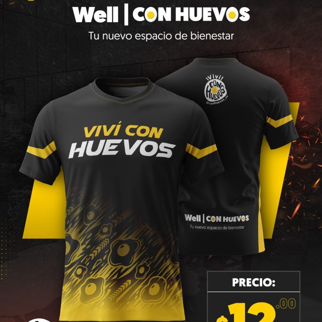 Si eres de los que nunca falta a WELL| CON HUEVOS, no podes dejar pasar esta oportunidad 😎✨🤩 nuestra primera camisa oficial, para tus entrenos y clases de baile. Solicítala a través de un mensaje directo.
Precio $12.00